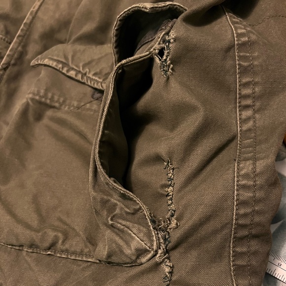 AMERICAN EAGLE Faux Fur Lined Men’s Jacket with Hood - Picture 7 of 7